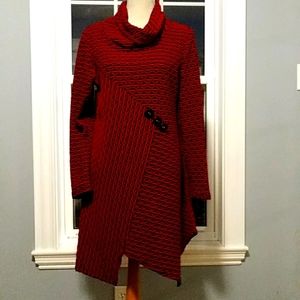 Softworks long tunic/dress with Asymmetric hemline.